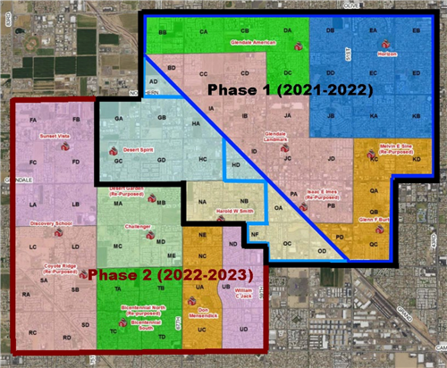 Phase 1 and Phase 2 Boundary Map 